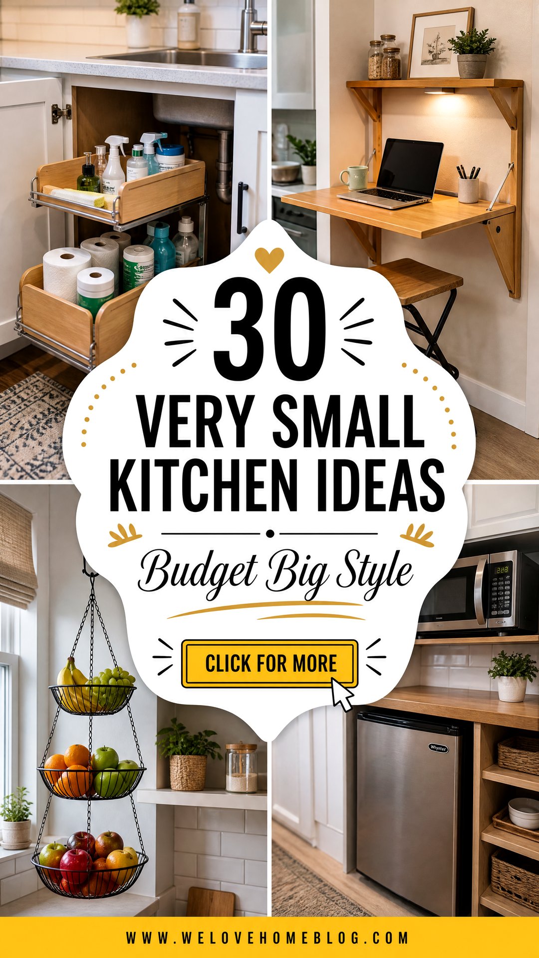 30 Very Small Kitchen Ideas on a Budget for Big Style - 30 Very Small Kitchen Ideas on a Budget for Big Style