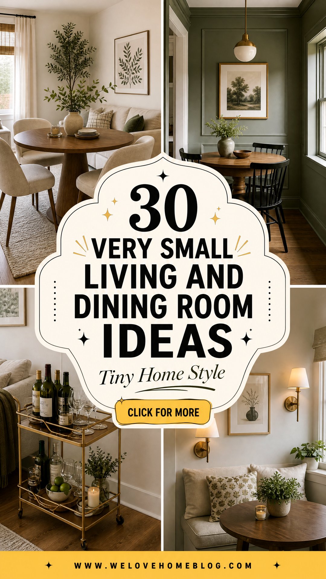 30 Very Small Living and Dining Room Ideas for Tiny Homes - 30 Very Small Living and Dining Room Ideas for Tiny Homes