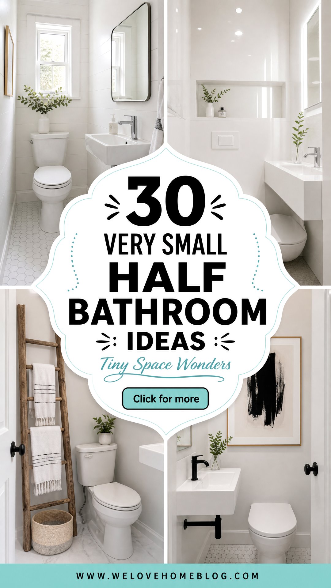 30 Very Small Small Half Bathroom Ideas for Tiny Spaces - 30 Very Small Small Half Bathroom Ideas for Tiny Spaces