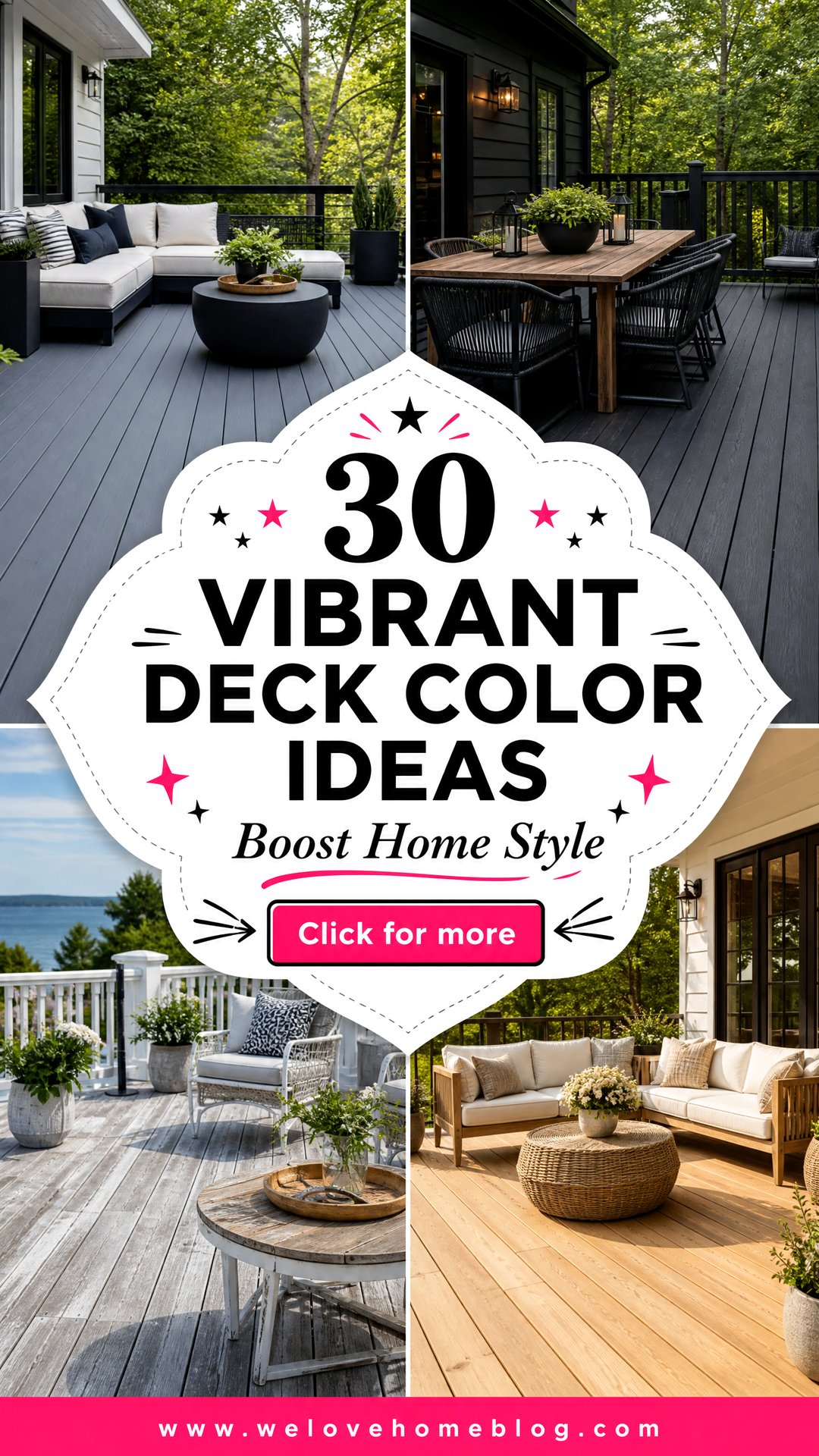30 Vibrant Deck Color Ideas to Boost Your Home Style - 30 Vibrant Deck Color Ideas to Boost Your Home Style