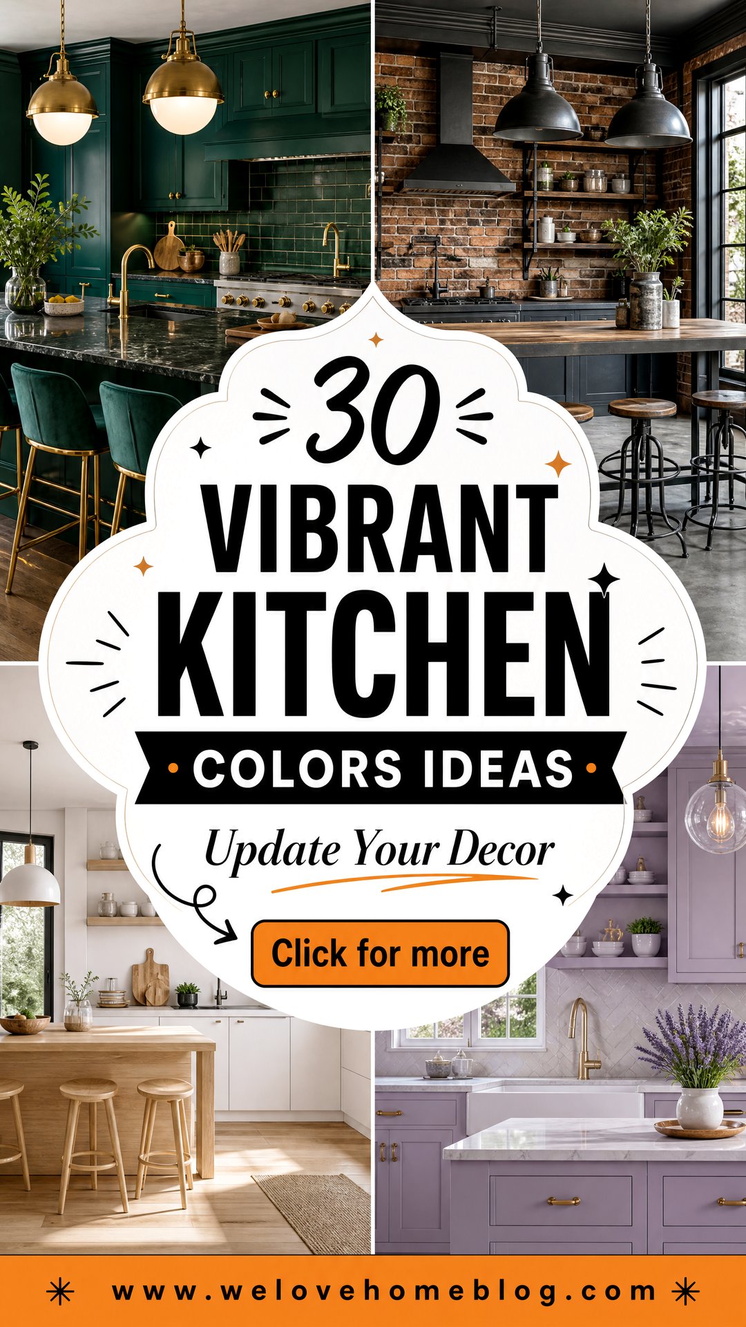 30 Vibrant Kitchen Colors Ideas to Update Your Decor - 30 Vibrant Kitchen Colors Ideas to Update Your Decor