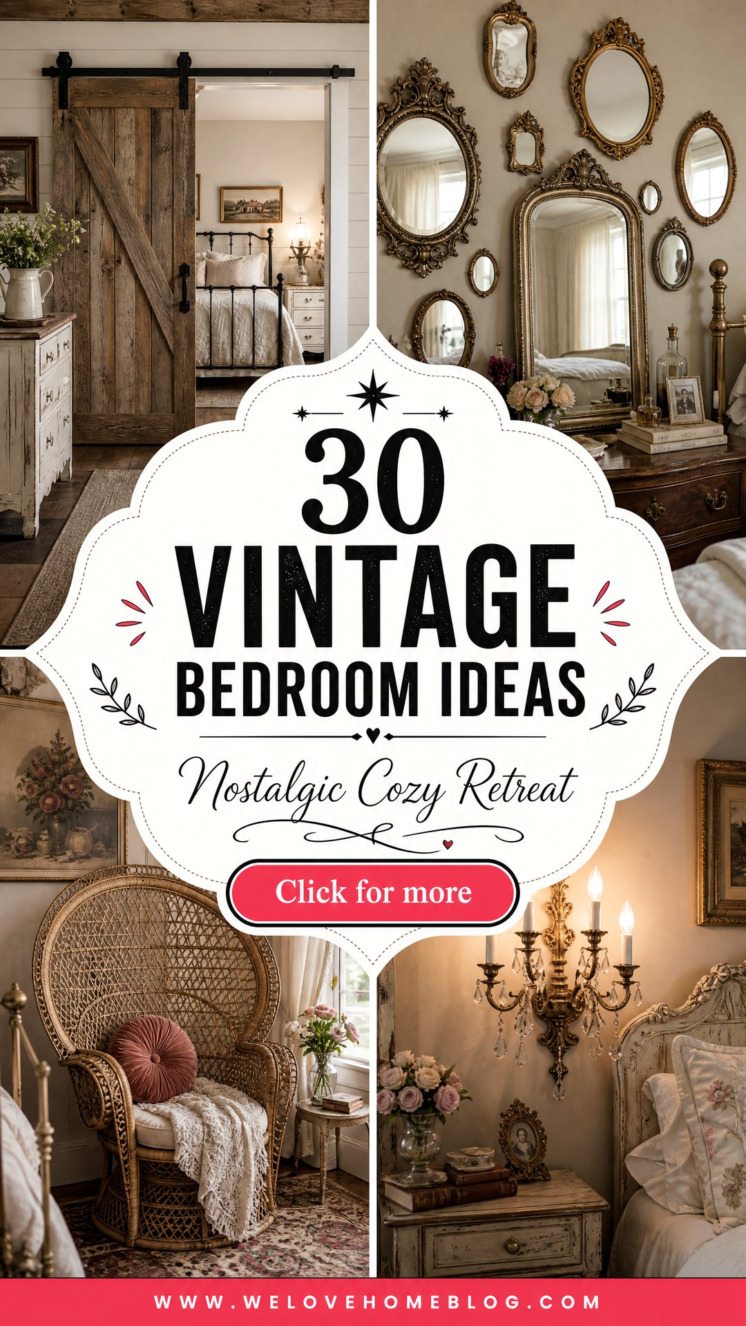 30 Vintage Bedroom Ideas for a Nostalgic Retreat - 30 Vintage Bedroom Ideas for a Nostalgic Retreat