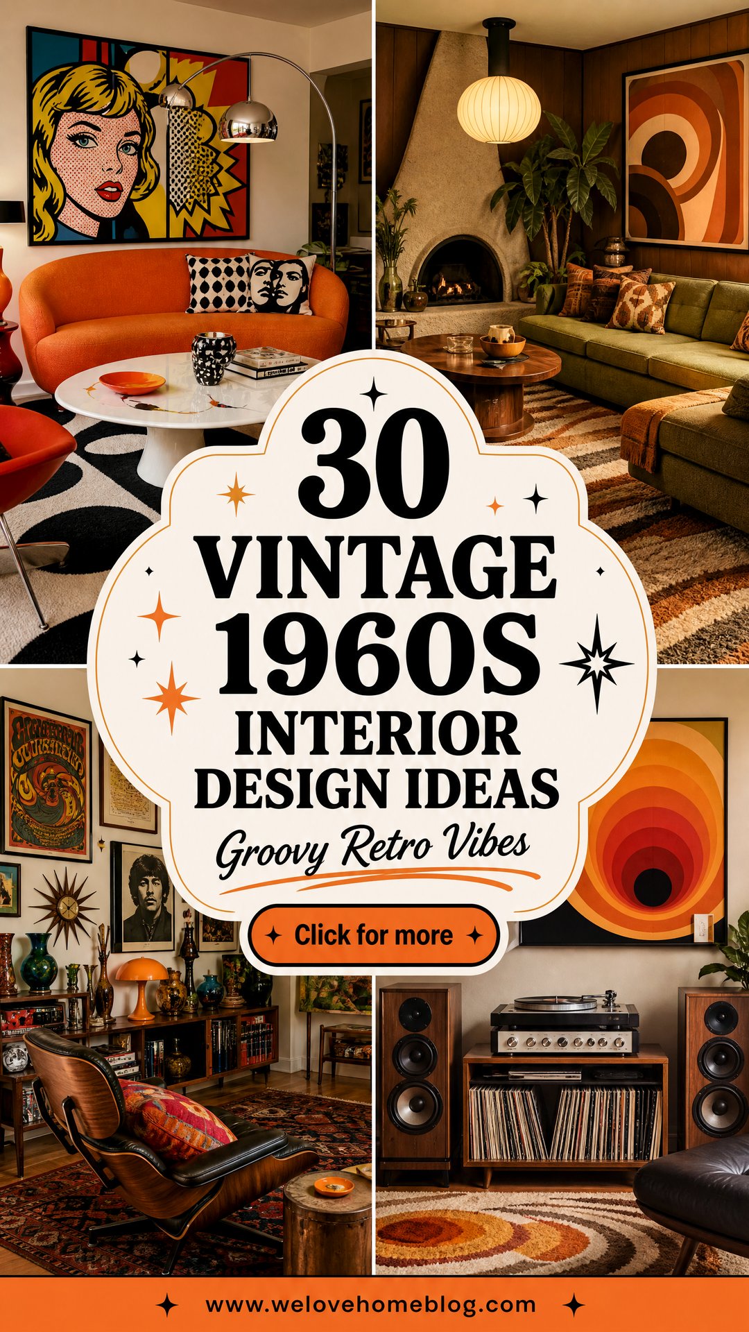 30 Vintage 1960s Interior Design Ideas for Retro Homes - 30 Vintage 1960s Interior Design Ideas for Retro Homes
