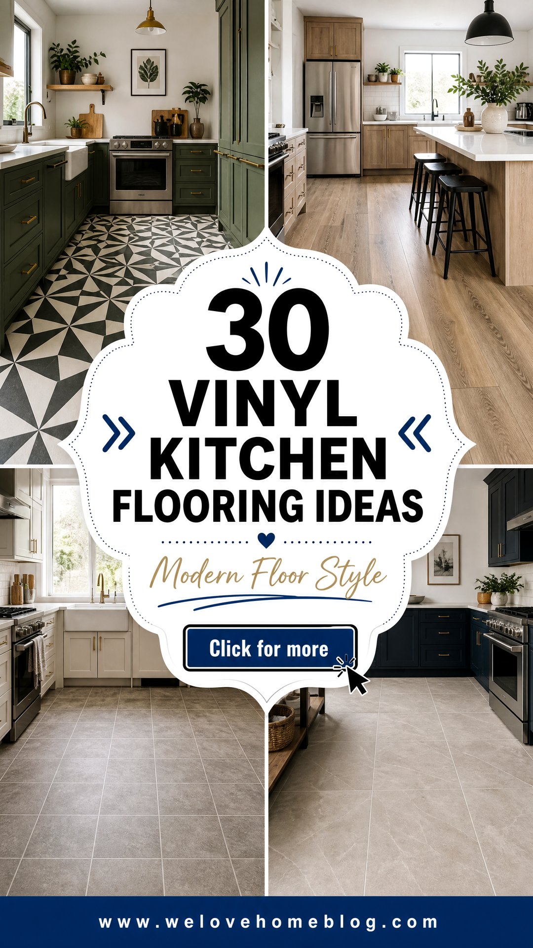 30 Vinyl Kitchen Flooring Ideas for a Modern Look - 30 Vinyl Kitchen Flooring Ideas for a Modern Look