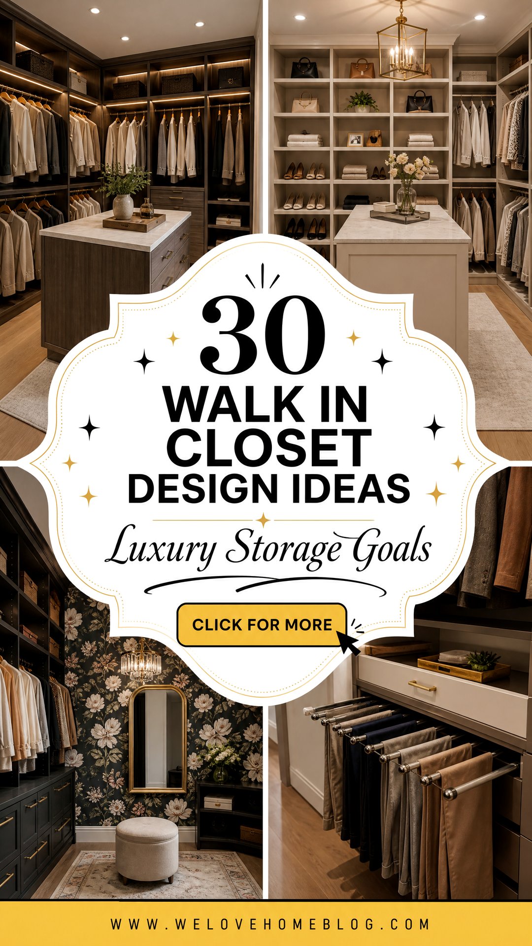 30 Walk in Closet Design Ideas for Luxury Storage - 30 Walk in Closet Design Ideas for Luxury Storage