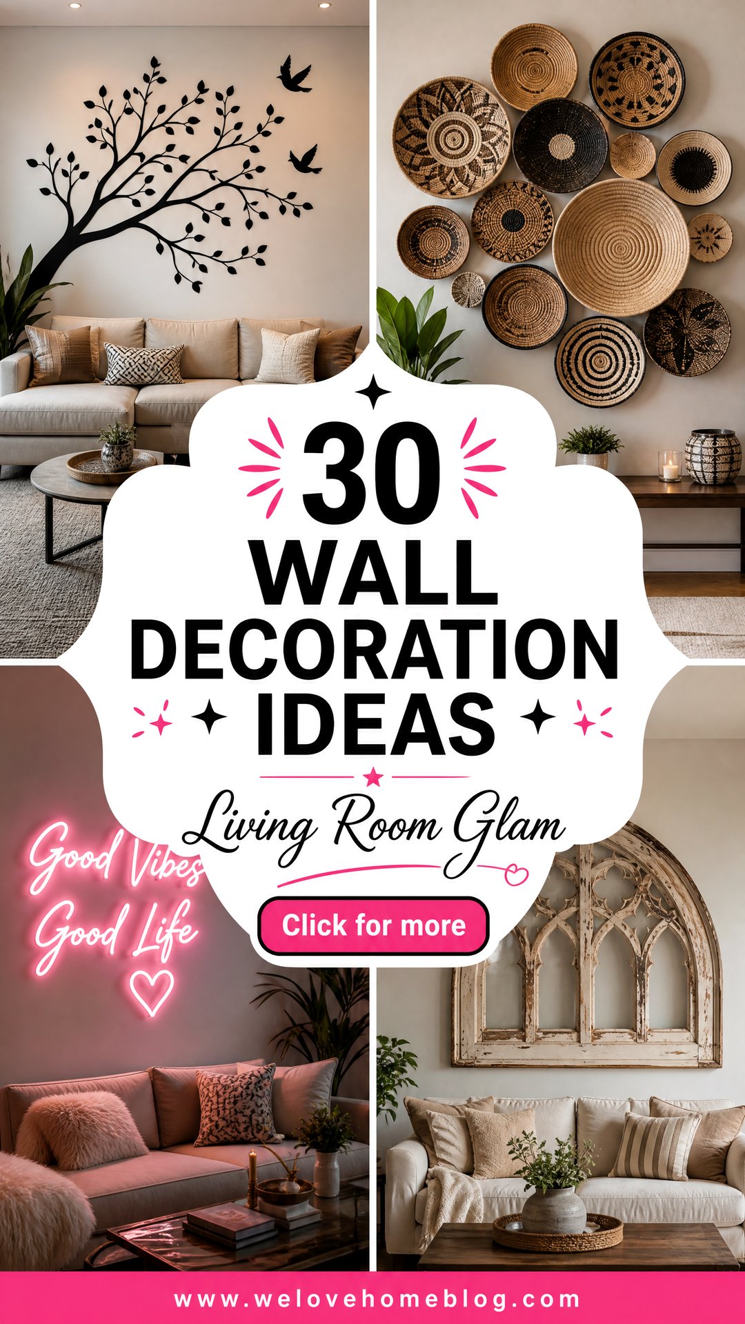 30 Wall Decoration Ideas for Living Room Makeovers - 30 Wall Decoration Ideas for Living Room Makeovers