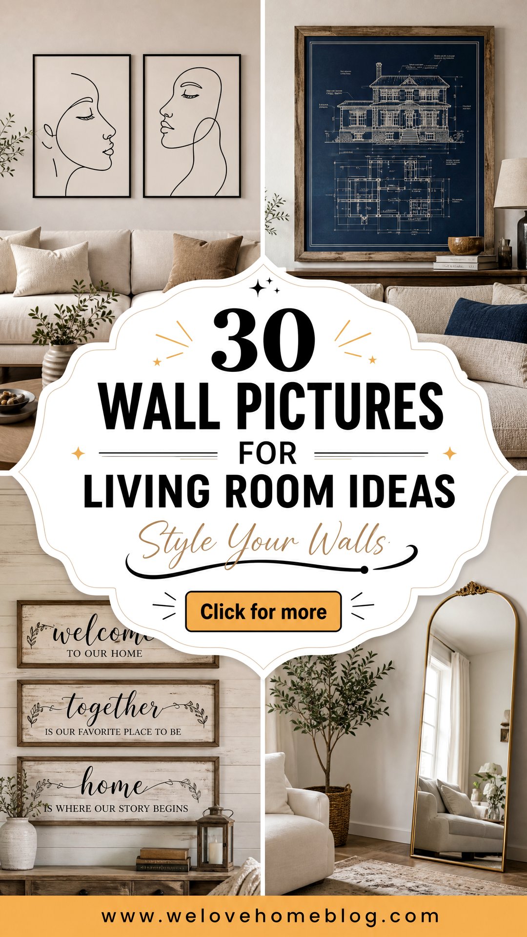 30 Wall Pictures for Living Room Ideas to Style Your Space - 30 Wall Pictures for Living Room Ideas to Style Your Space