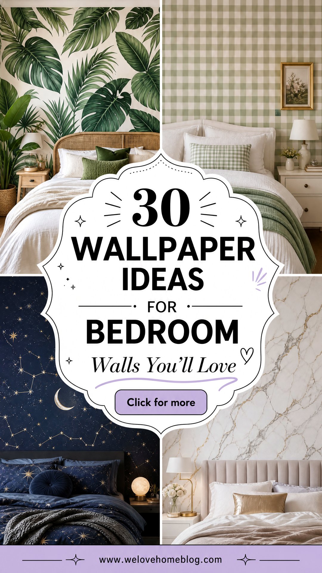 30 Wallpaper Ideas for Bedroom Walls Youll Love - 30 Wallpaper Ideas for Bedroom Walls You'll Love