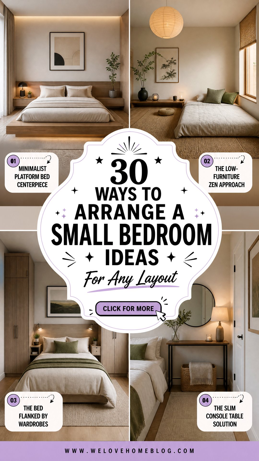 30 Ways to Arrange a Small Bedroom Ideas for Any Layout - 30 Ways to Arrange a Small Bedroom Ideas for Any Layout