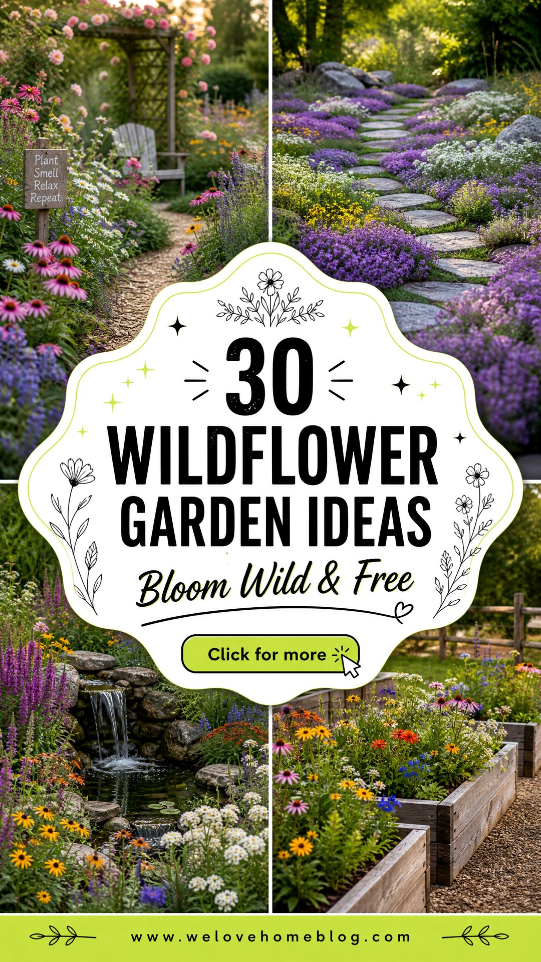30 Wildflower Garden Ideas for a Natural Landscape - 30 Wildflower Garden Ideas for a Natural Landscape