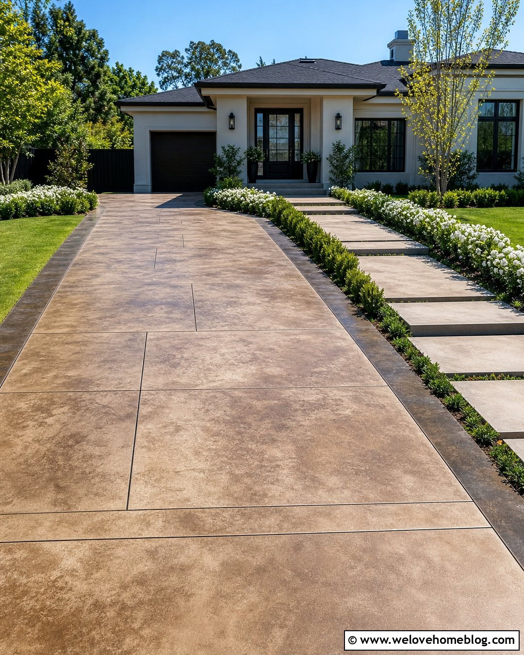 20 Acid Wash Concrete Driveway Ideas for a Fresh Finish