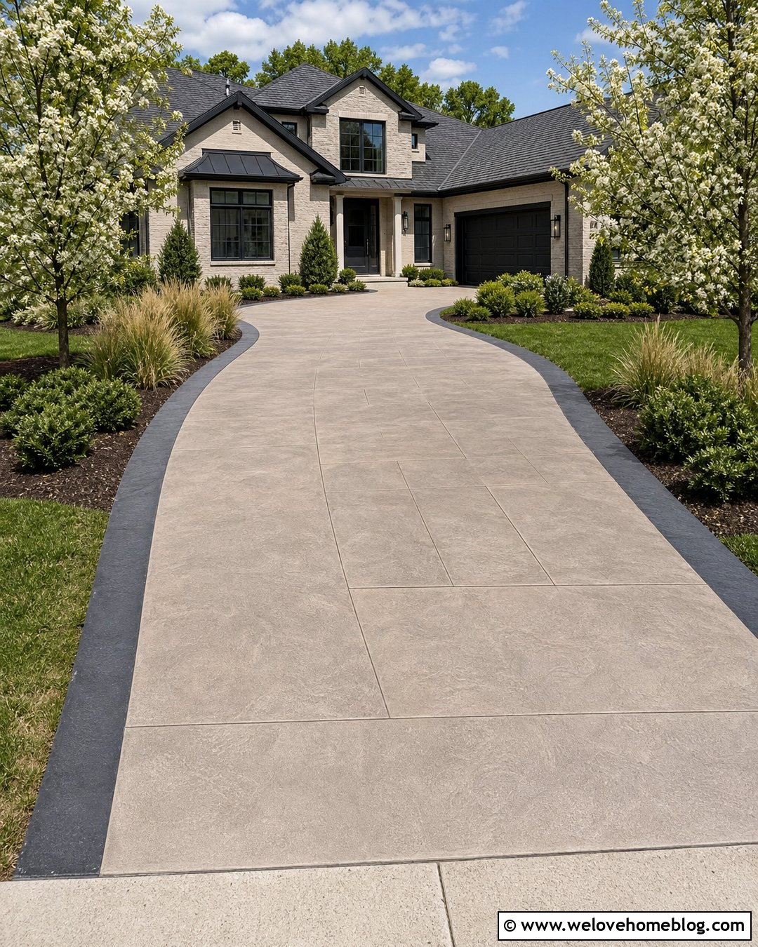 Add A Decorative Concrete Overlay - 20 How To Repair Concrete Driveway Ideas