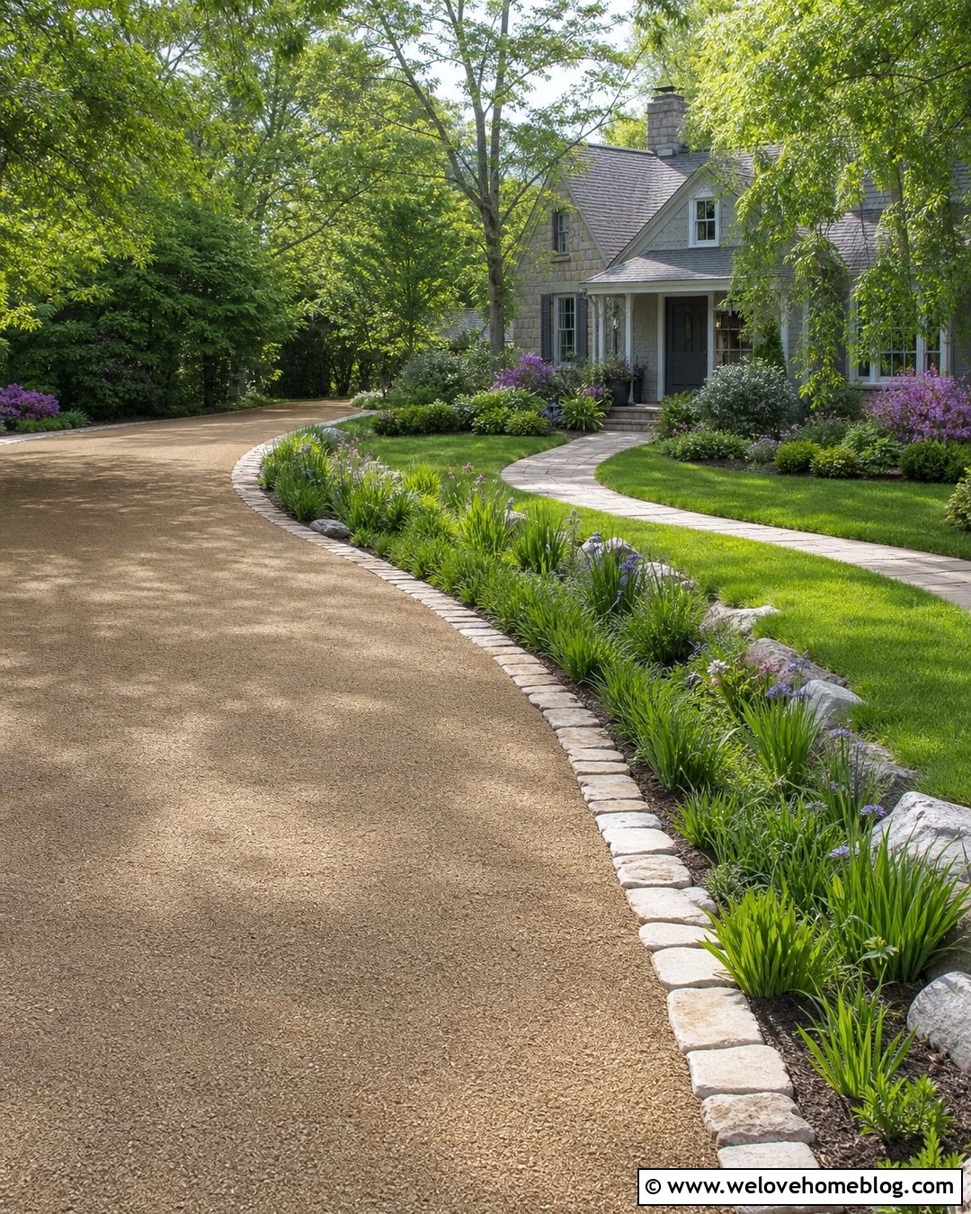 Add A Swale Beside The Gravel Driveway - 20 How To Fix Potholes In Gravel Driveway Ideas