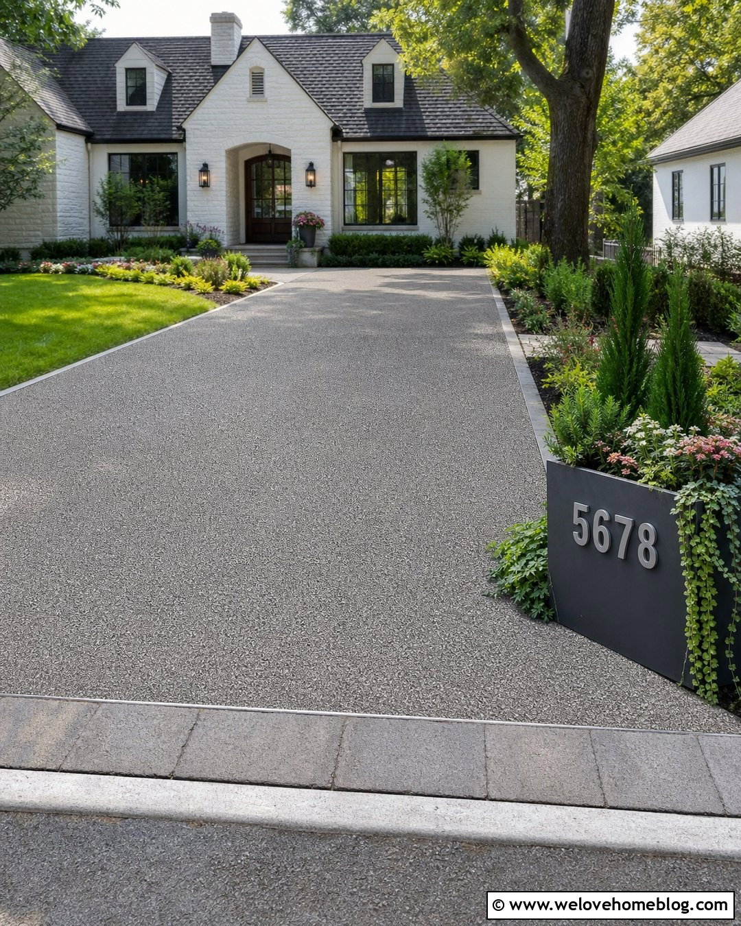 Address Sign Planter Box - 35 house number sign for yard driveways ideas