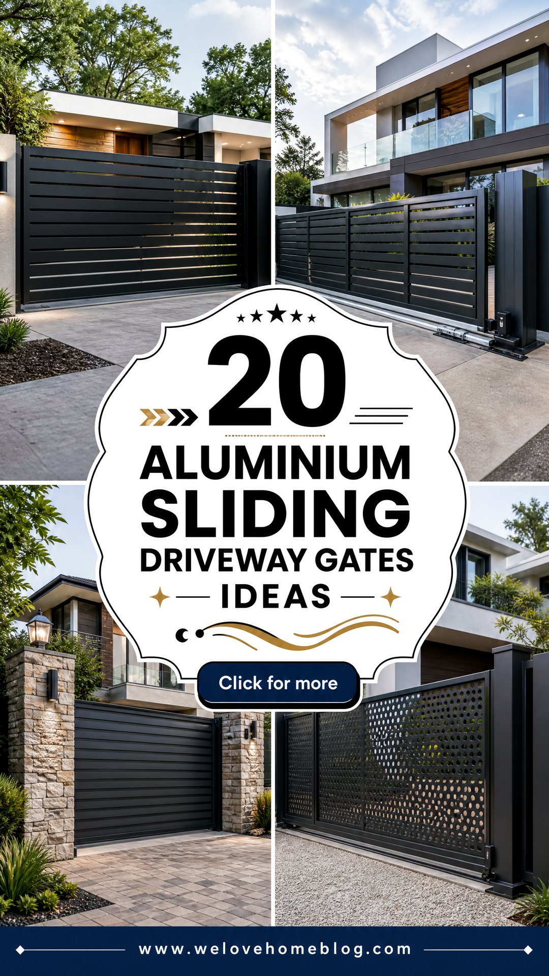 20 Aluminium Sliding Driveway Gates Ideas for Sleek Security - 20 Aluminium Sliding Driveway Gates Ideas for Sleek Security