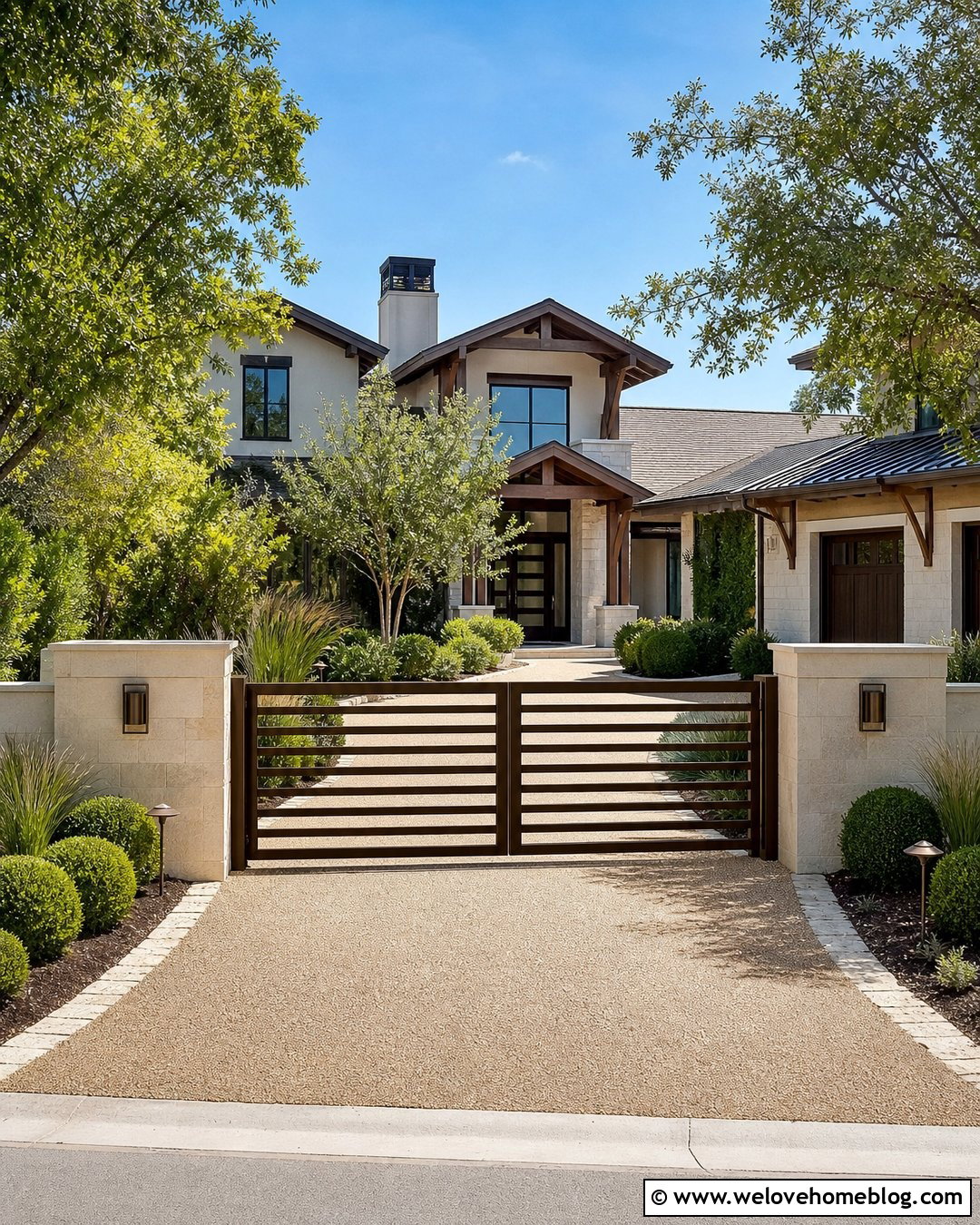 Aluminum Driveway Gate With Lighting - 30 aluminum driveway gates ideas