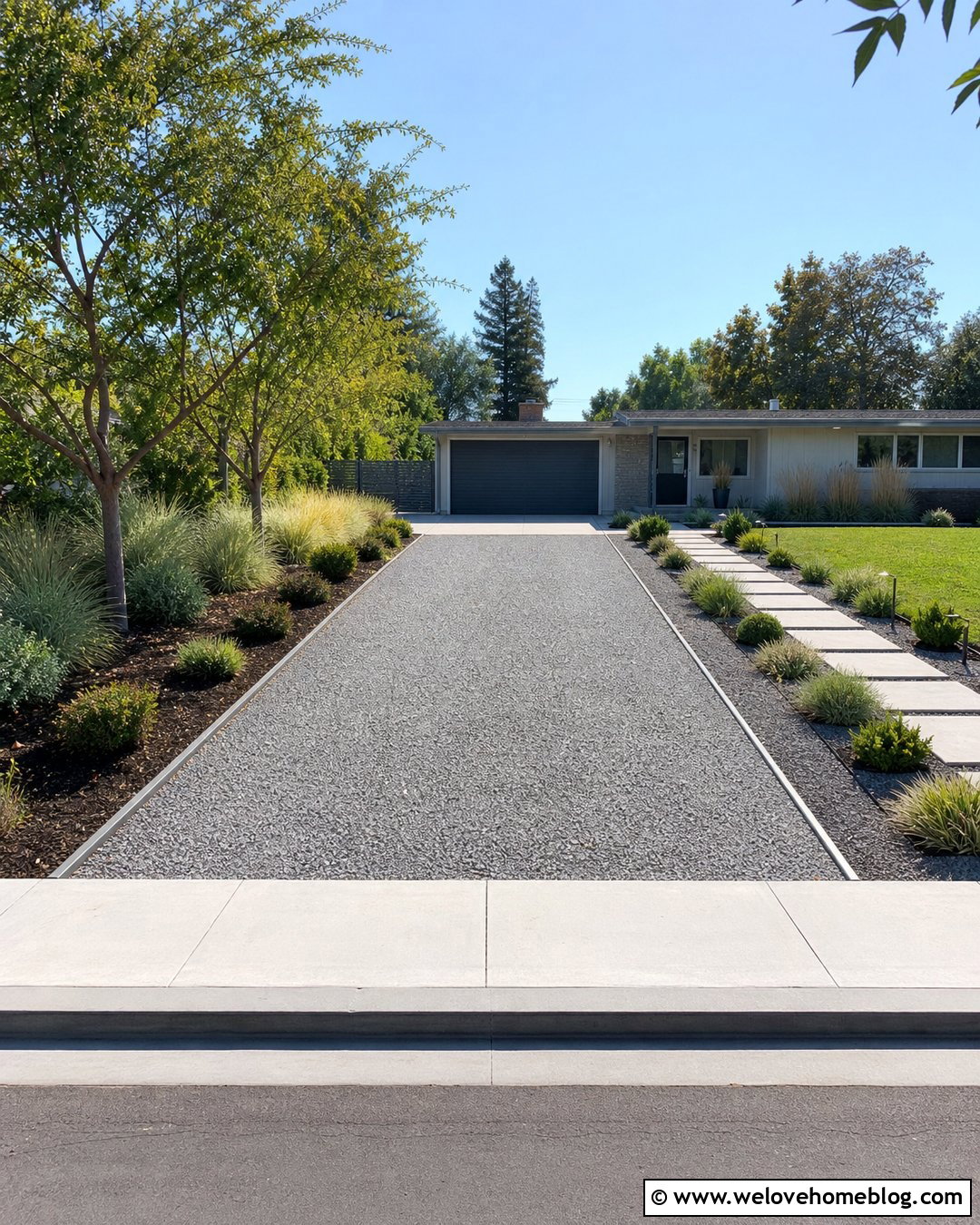 Aluminum Gravel Driveway Edging - 25 Gravel Driveway Edging Ideas