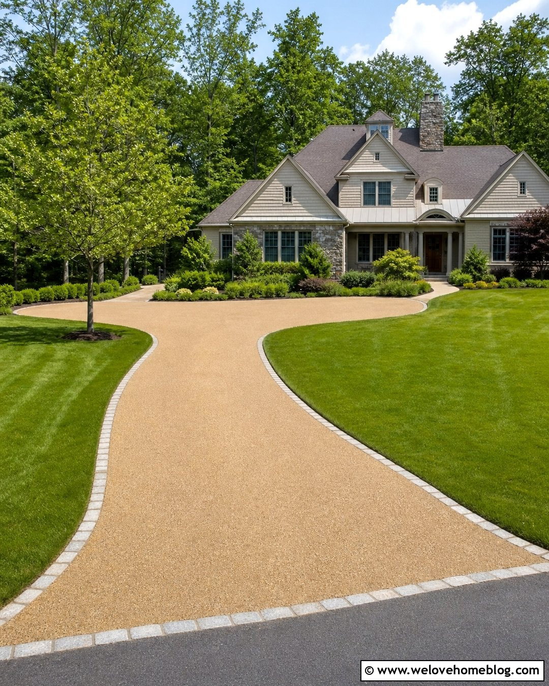Angled Driveway With Turnaround - 20 Angled Driveway Ideas
