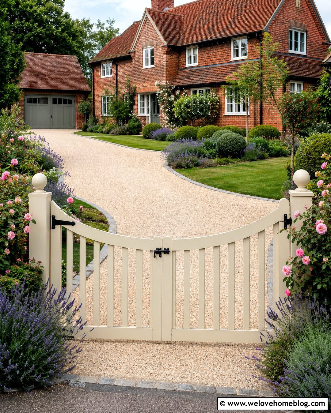 Arched Picket Fence Driveway Gate - 20 Picket Fence Driveway Gate Ideas