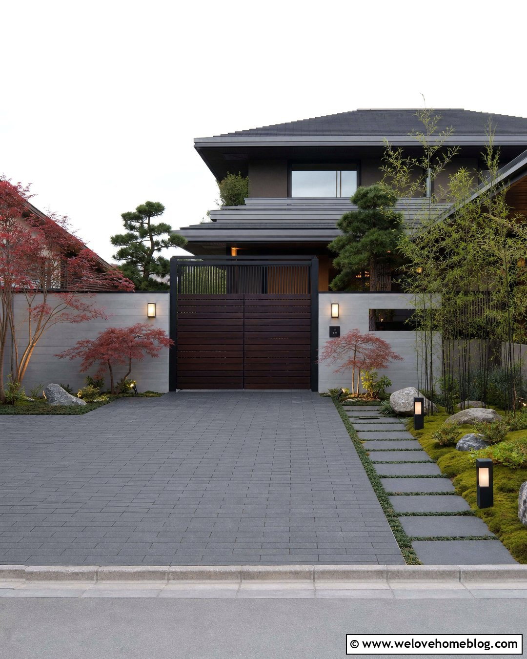Asian Inspired Driveway Gate - 40 unique driveway gates