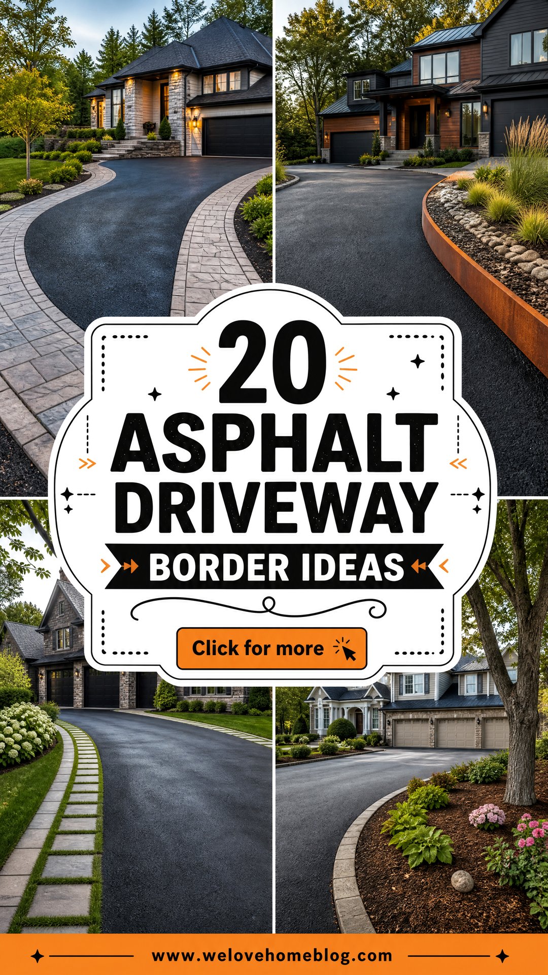 20 Asphalt Driveway Border Ideas for a Crisp Polished Look - 20 Asphalt Driveway Border Ideas for a Crisp, Polished Look