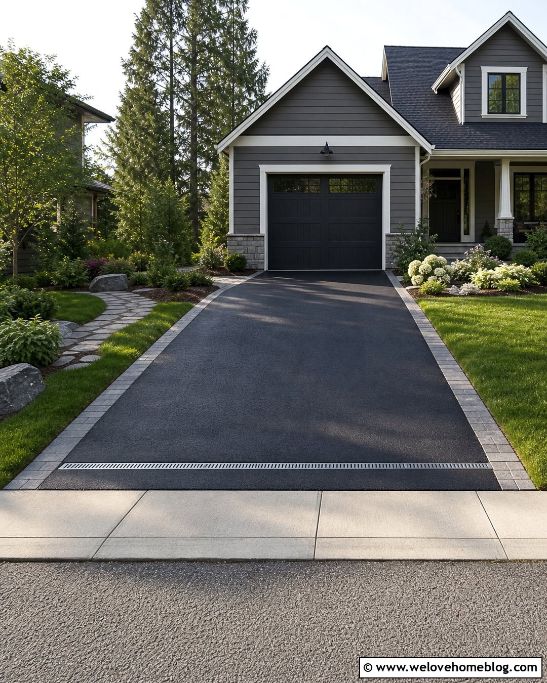 Asphalt Driveway Drainage Repair With Channel Drain - 20 Asphalt Repair Driveways Ideas