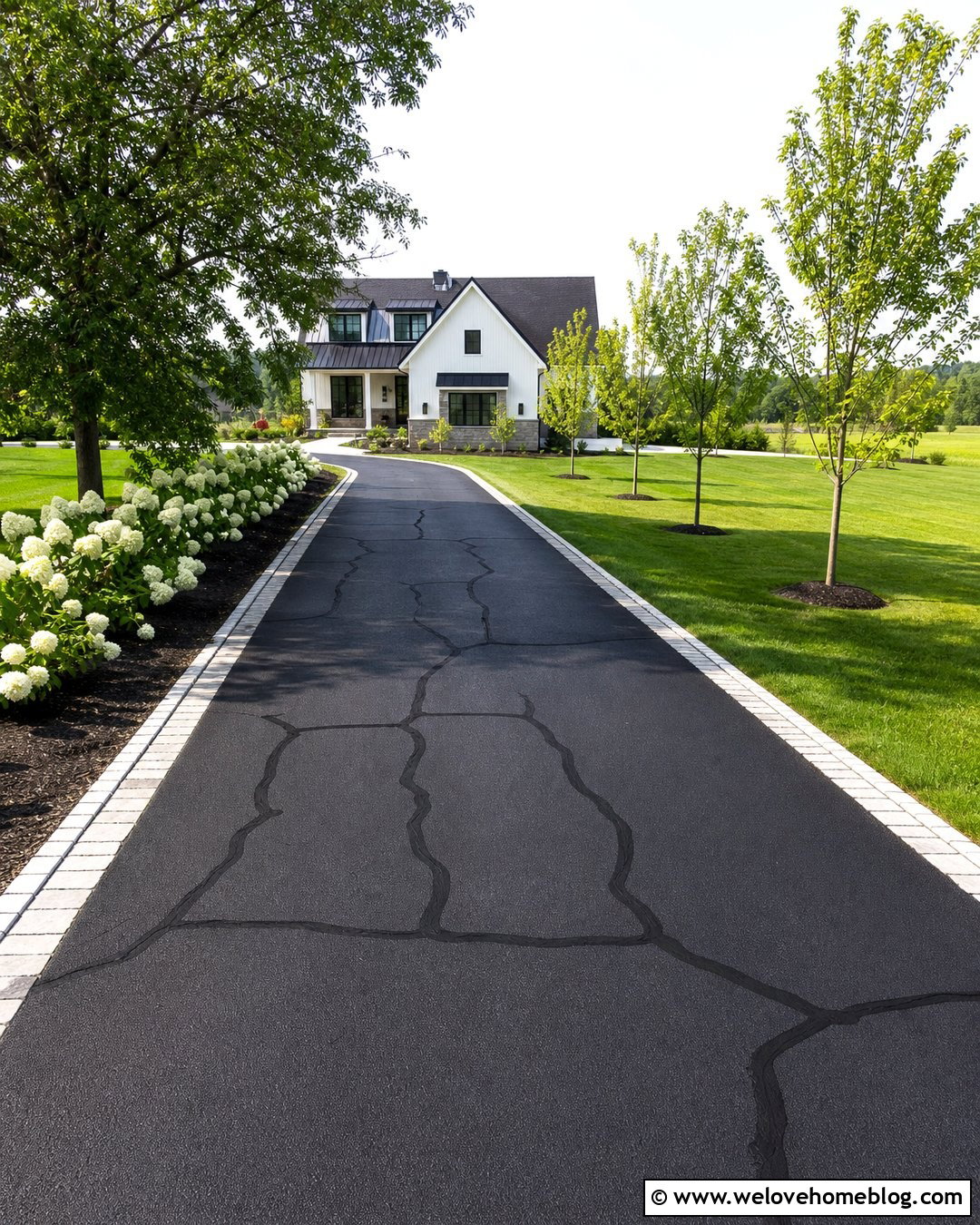 Asphalt Driveway Hot Rubber Crack Sealing - 20 Asphalt Driveway Repair Ideas