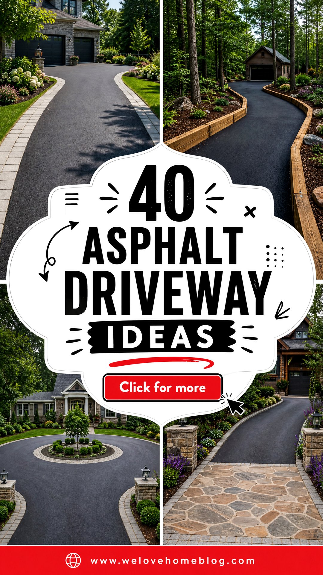 40 Asphalt Driveway Ideas for a Sleek Durable Home Upgrade - 40 Asphalt Driveway Ideas for a Sleek, Durable Home Upgrade