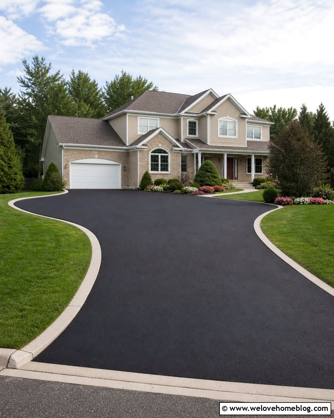 Asphalt Driveway Widening Extension