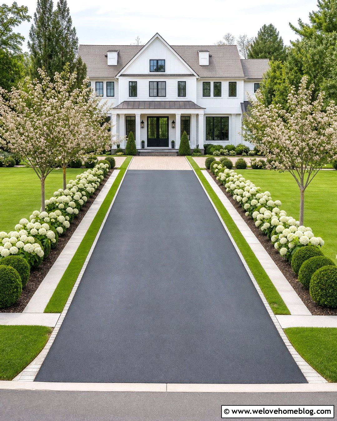 Asphalt Driveway With Grass Strip Edging - 20 Asphalt Edging Driveways Ideas
