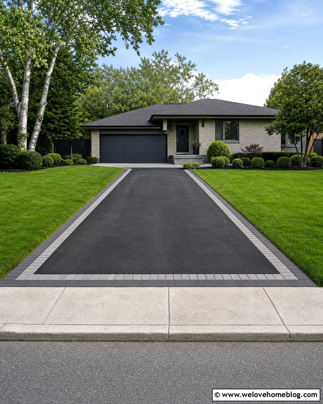 20 Asphalt Edging Driveways Ideas for Clean, Durable Borders