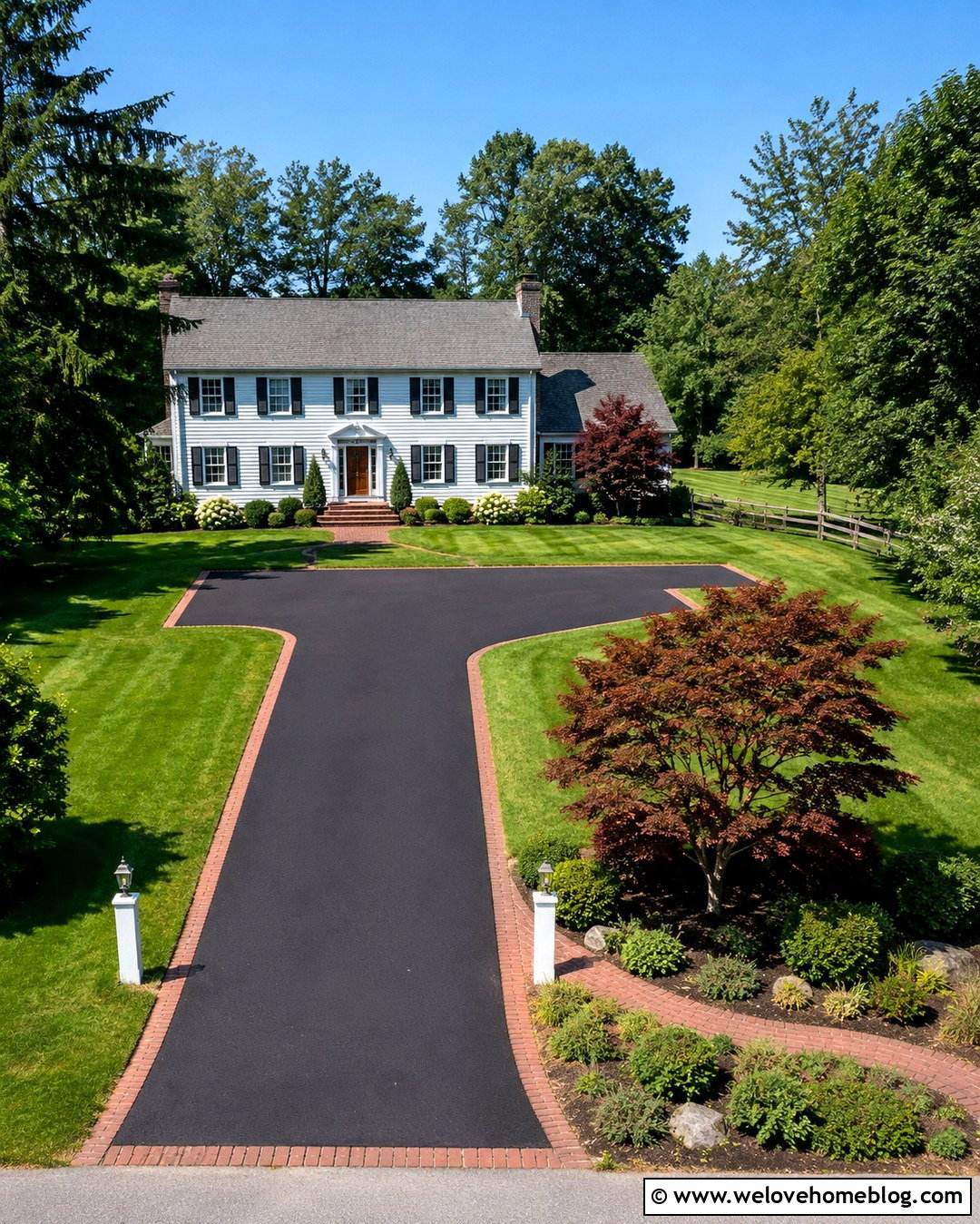 Asphalt Driveway With Turnaround Area - 20 driveway asphalt ideas