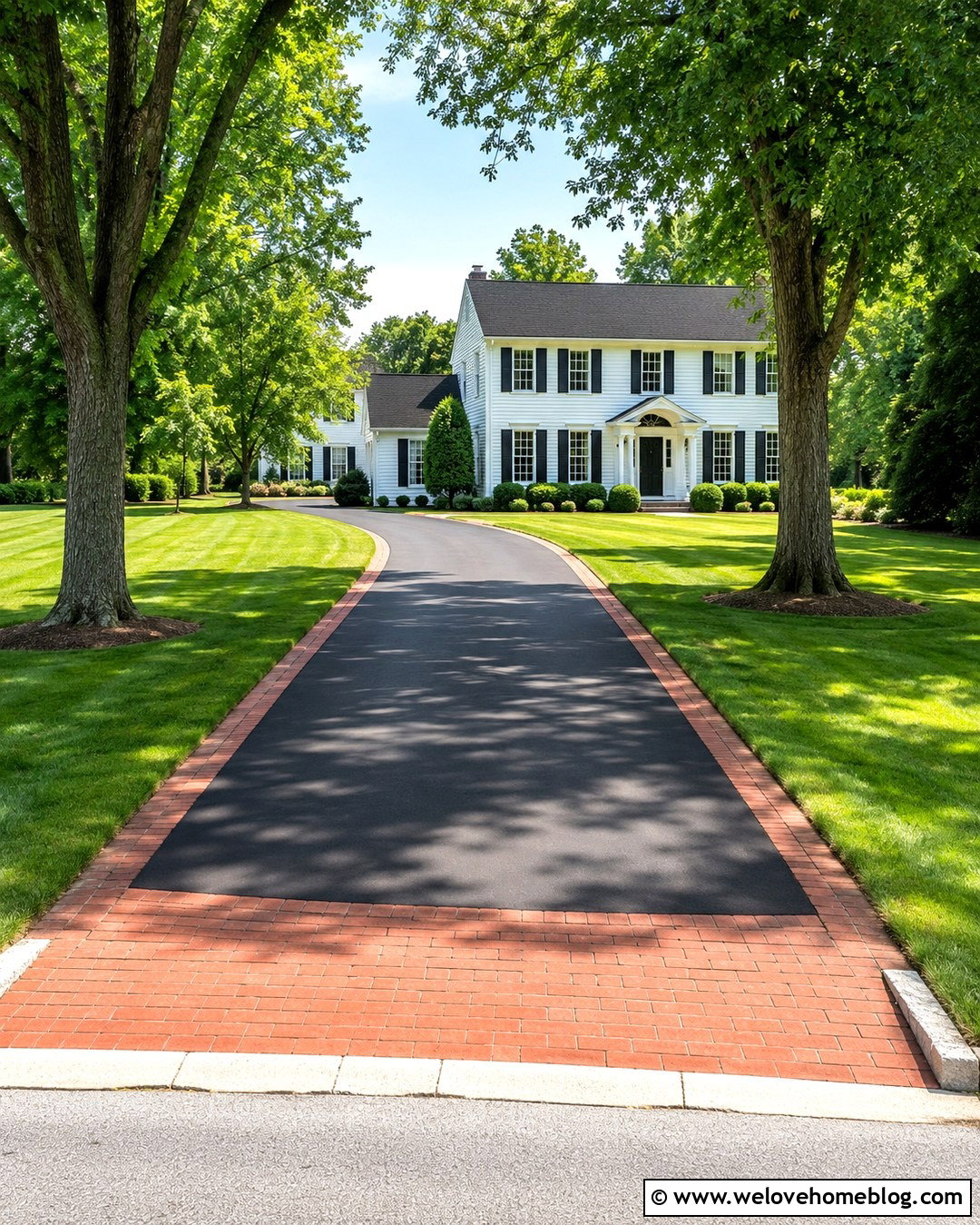 Asphalt Traditional Driveway - 20 Traditional Driveway Ideas