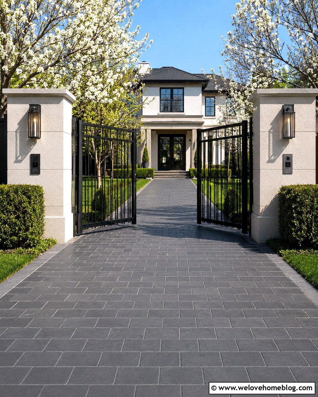 Automatic Driveway Gate With Smart Access - 20 Choosing A Driveway Gate Ideas
