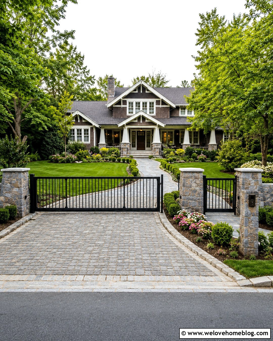 Automatic Gate With Pedestrian Door