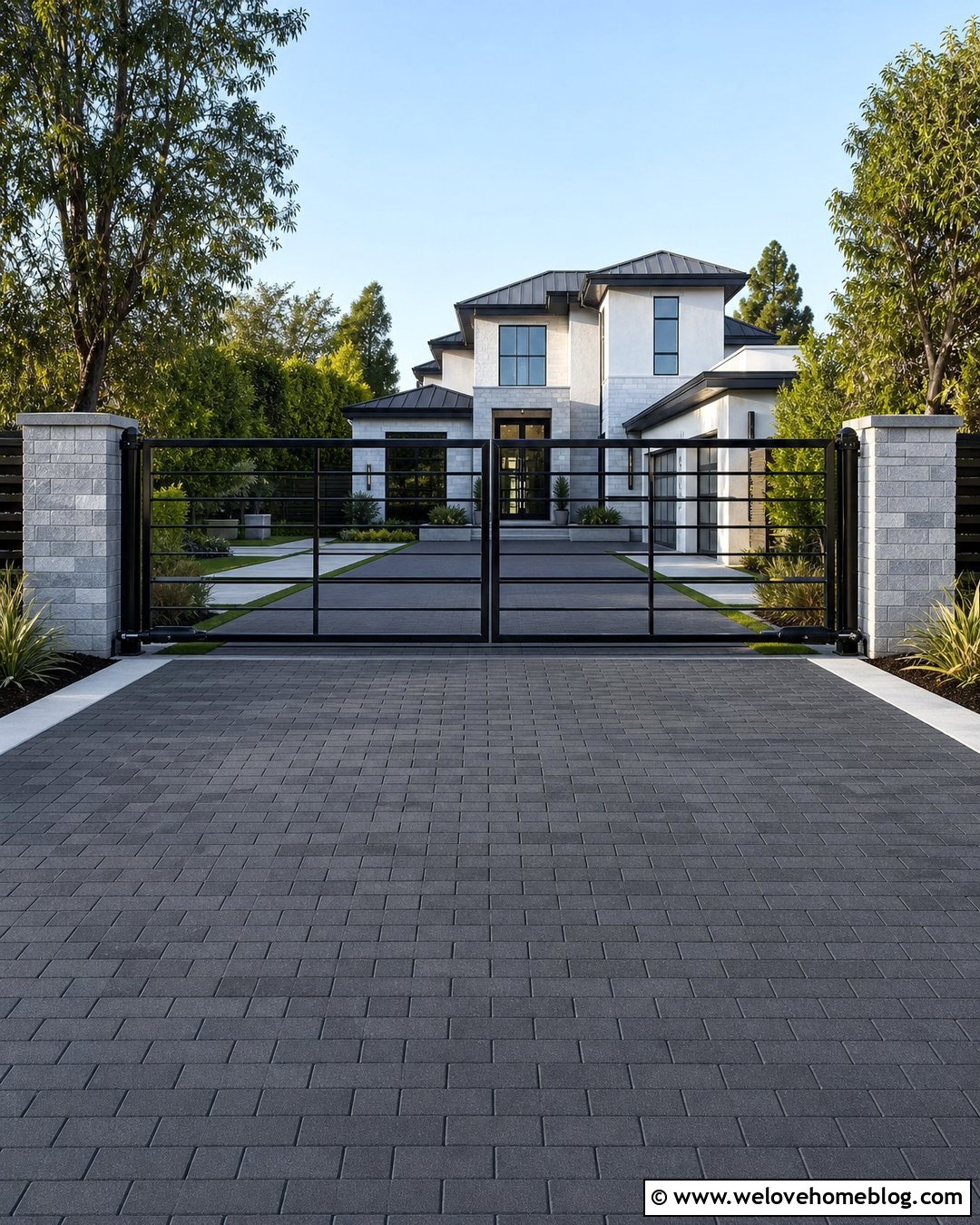 Automatic Gate With Timed Closing - 20 how to secure a driveway gate ideas