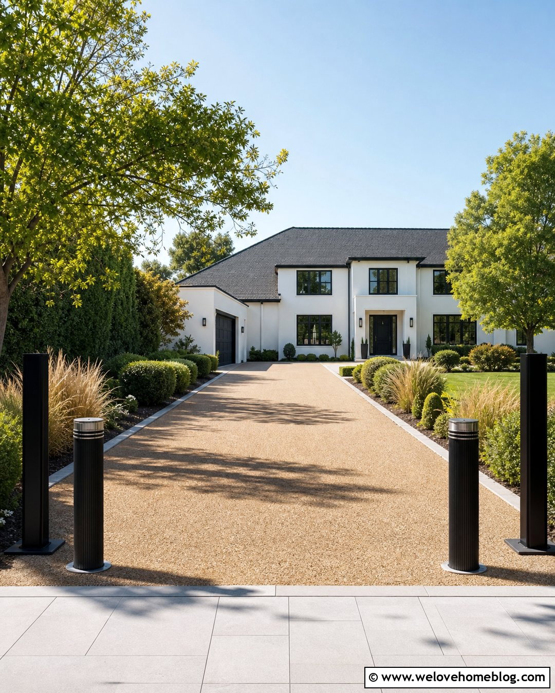 Automatic Rising Bollards - 20 Driveway Safety Barrier Ideas