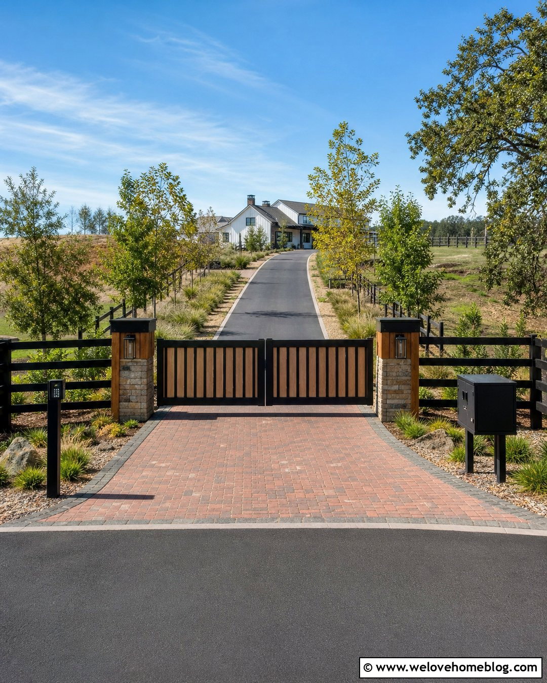 20 Western Gate Entrance Driveways Ideas for Rustic Curb Appeal