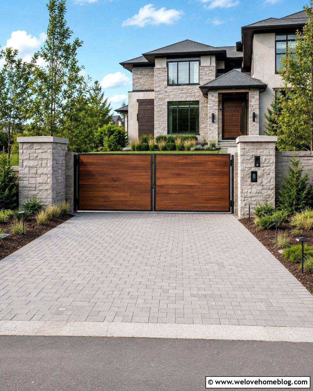 Automatic Wood Driveway Gate - 20 Driveway Entry Gates Entrance Wood Ideas