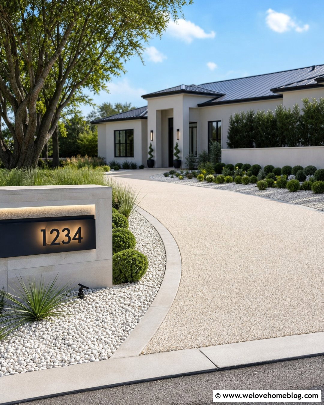 Backlit Driveway Address Sign - 45 driveway address sign ideas