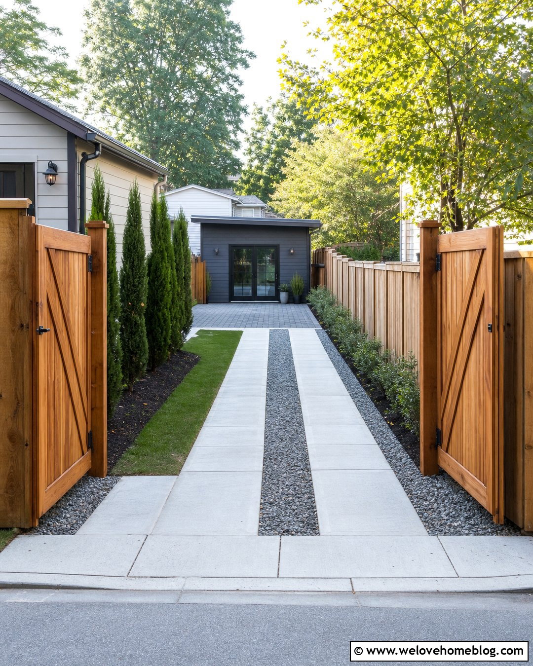 Backyard Driveway Extension - 35 Extending Driveway Ideas