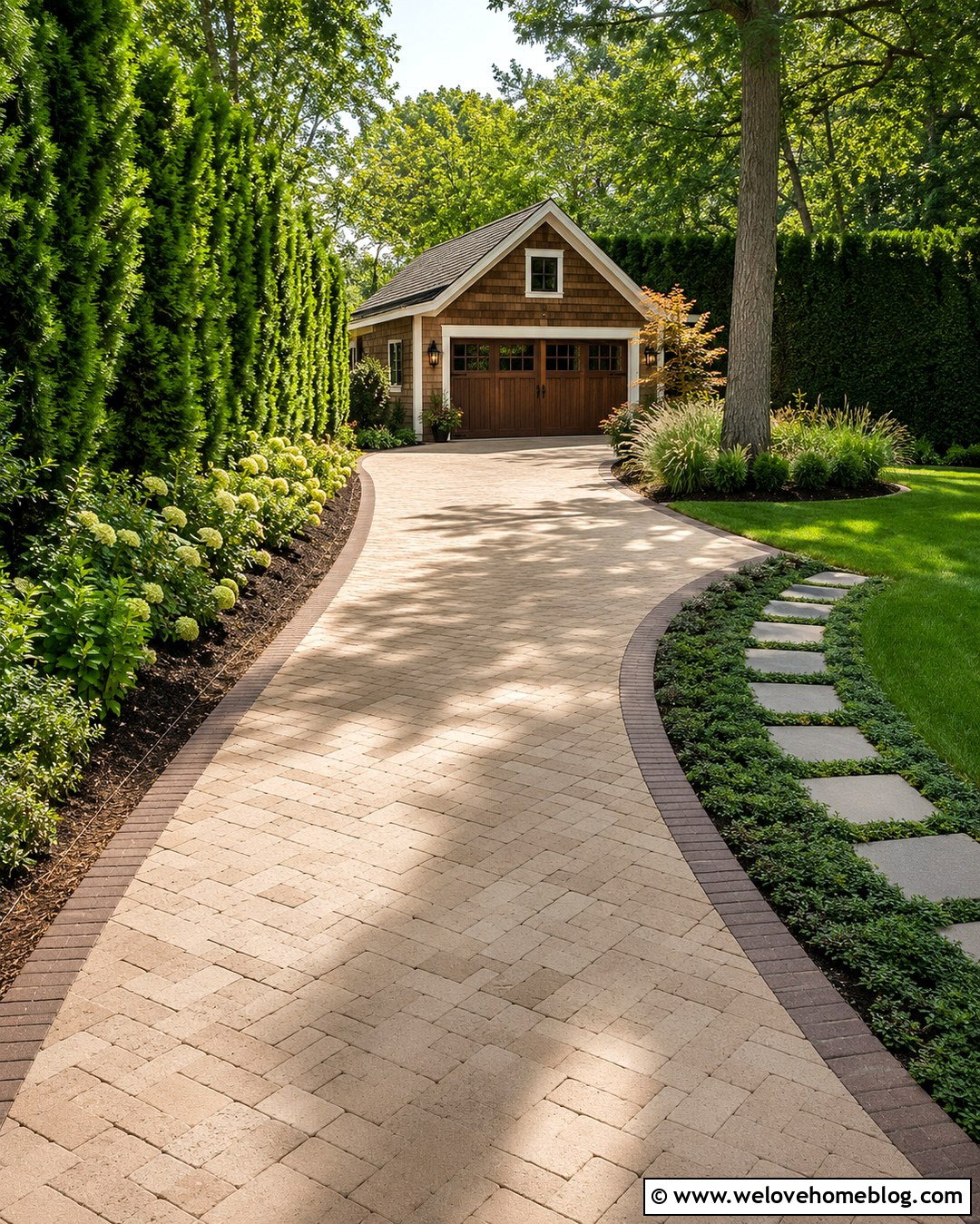 Backyard Driveway With Privacy Hedges - 20 Driveway In Backyard Ideas