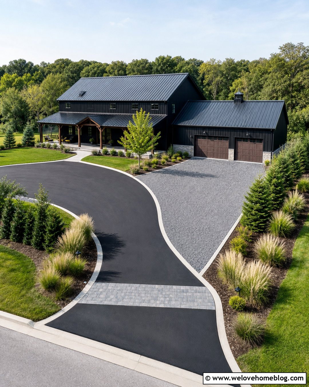Barndominium Driveway With Parking Pad - 20 Barndominium Driveway Ideas