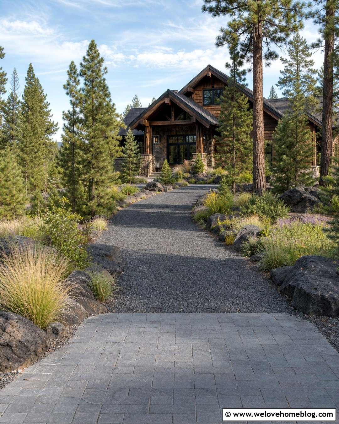 20 Basalt Driveway Ideas for a Bold, Modern Home Entrance