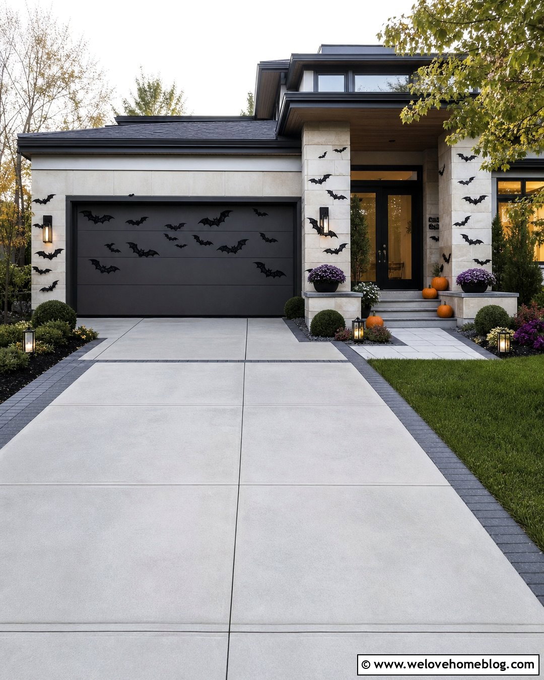 Bat Driveway Halloween Decorations - 25 Driveway Halloween Decorations Ideas