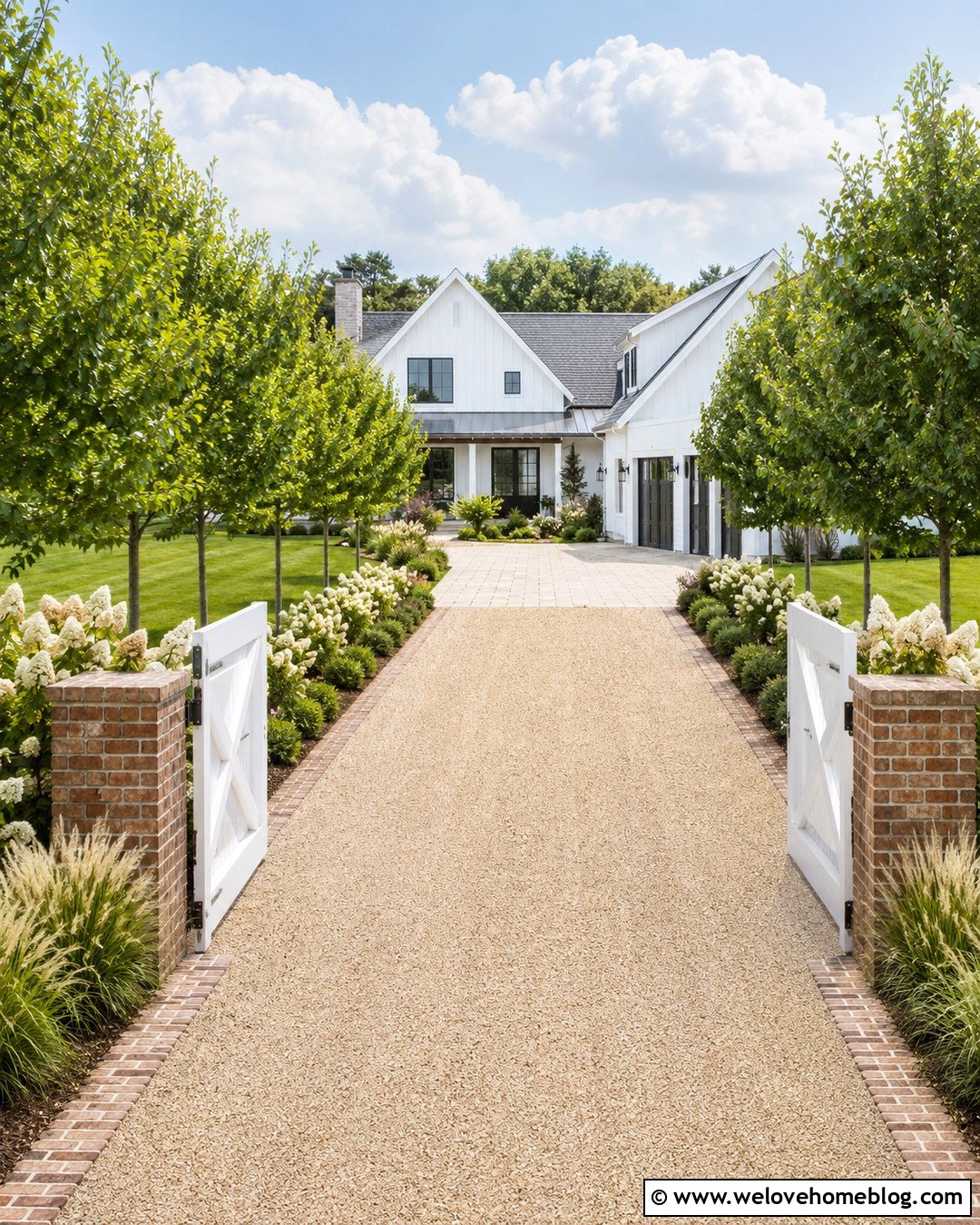Beige Farmhouse Driveway - 20 beige driveway ideas
