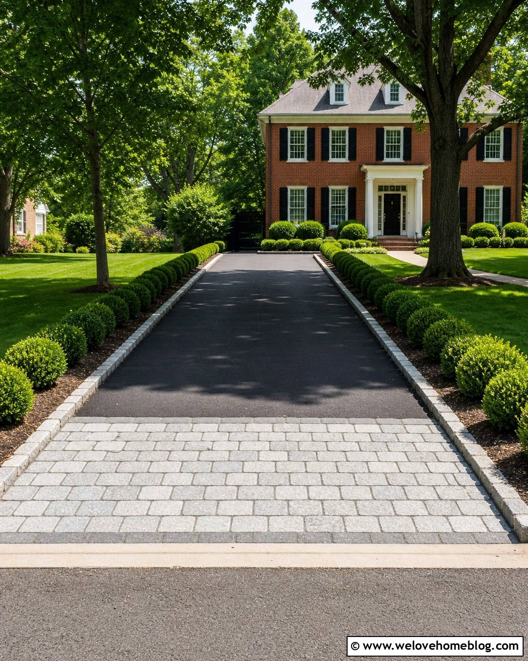 20 Belgium Block Driveway Apron Ideas for Classic Curb Appeal