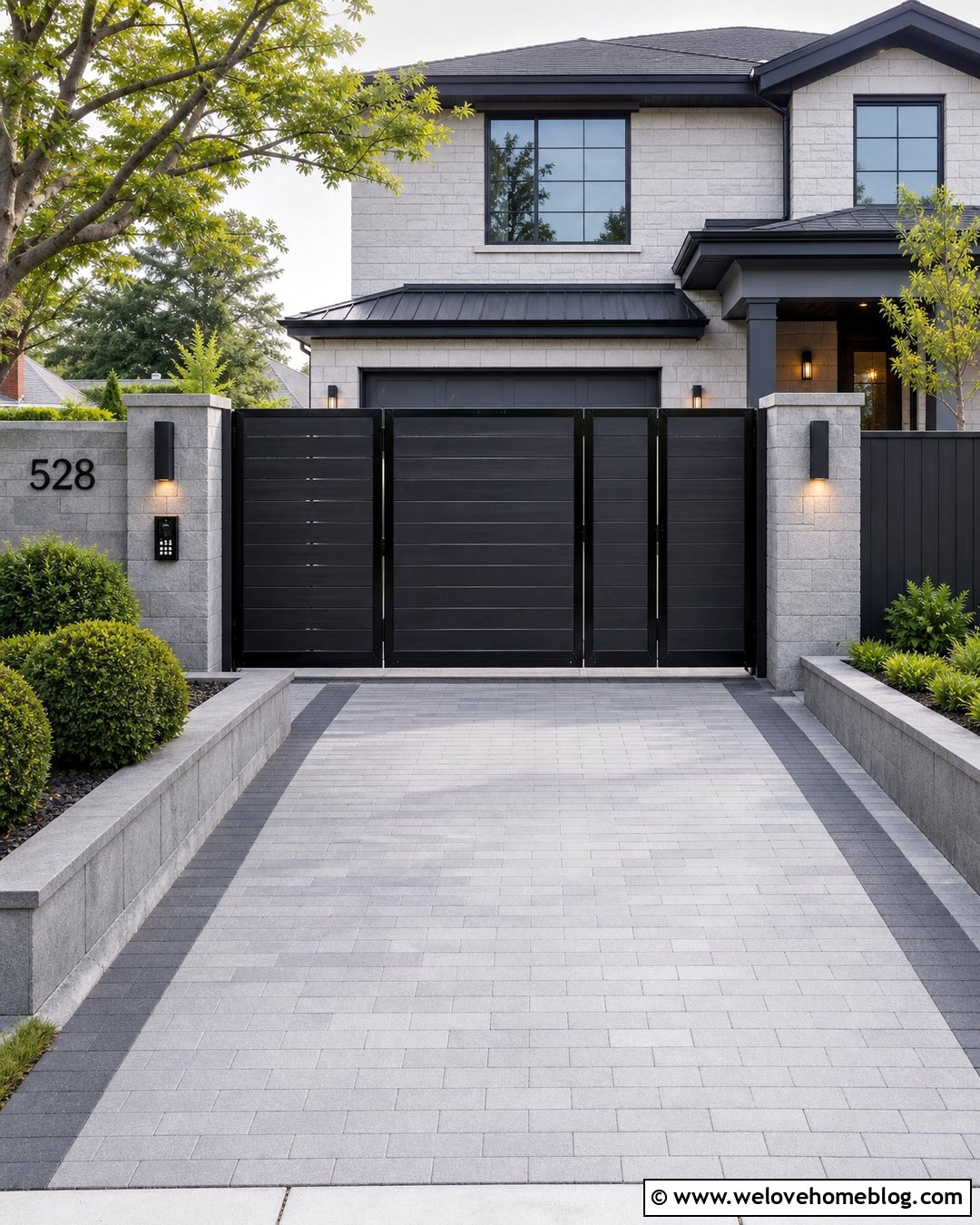 Bifold Driveway Security Gate - 20 Driveway Security Gate Inspiration Ideas