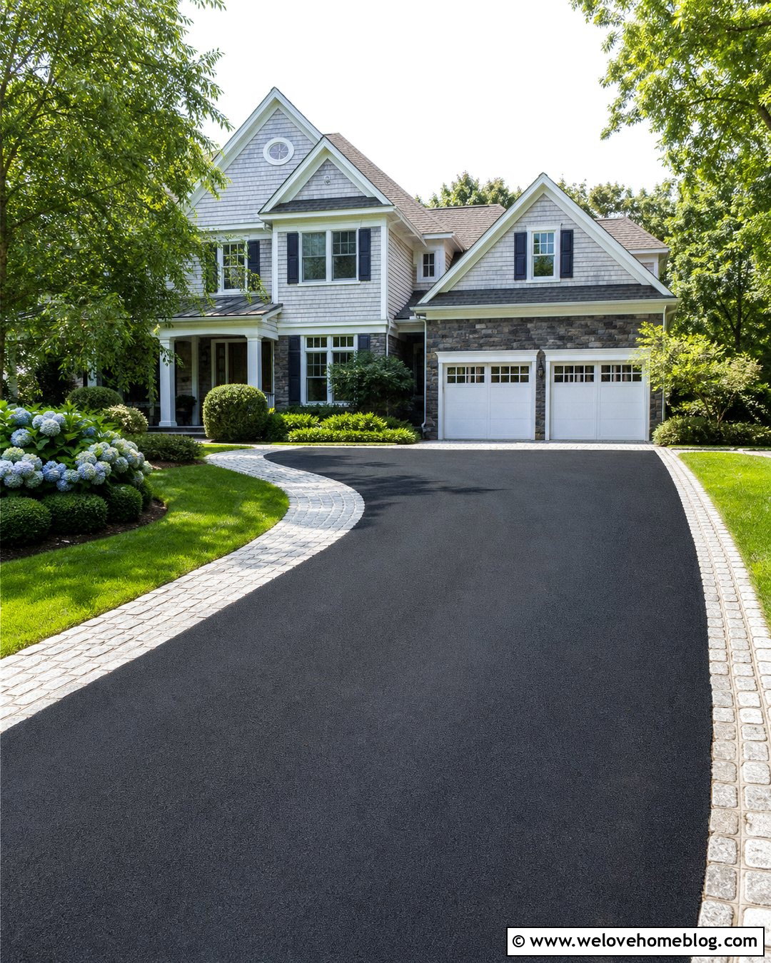 Bitumen Driveway With Belgian Block Edging - 25 Bitumen Driveway Ideas