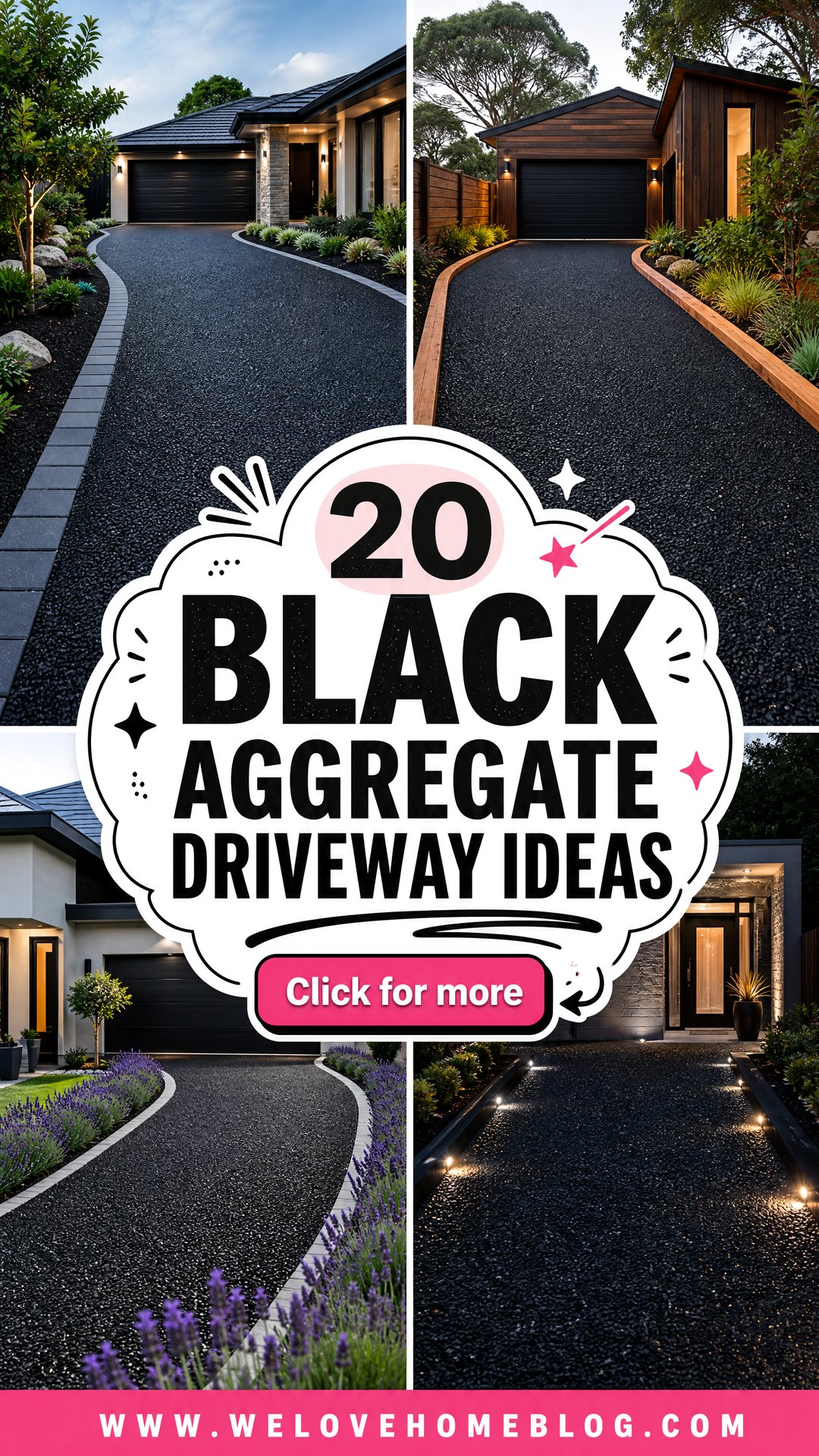 20 Black Aggregate Driveway Ideas for Bold Modern Curb Appeal - 20 Black Aggregate Driveway Ideas for Bold Modern Curb Appeal